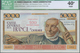 Saint Pierre & Miquelon: 100 NF On 5000 Francs ND(1961) P. 35, Condition: ICG Graded 40* VF/EF. - Sonstige – Amerika