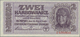 Ukraina / Ukraine: 2 Karbowanez German Occupation WW II 1942, P.50, Extremely Rare Banknote In Perfe - Ucraina