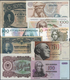 Alle Welt: Very Interesting Album With 194 Banknotes, Comprising For Example Greenland 1 Krone P.13, - Autres & Non Classés