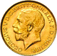 Großbritannien - Anlagegold: George V. 1910-1936: Sovereign 1925, KM# 820. 7,99 G 917/1000 Gold. Kle - Andere & Zonder Classificatie