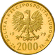 Polen - Anlagegold: 2000 Zlotych 1979, Lot 2 Goldmünzen: Mikolaj Kopernik, KM# Y106, 8,0 G, 900/1000 - Polen