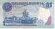 BILLETE DE MALASIA DE 1 RINNGIT DEL AÑO 1989 (BANKNOTE) - Maleisië