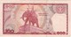 BILLETE DE TAILANDIA DE 100 BATH SERIE OF DEL AÑO 1978 ELEFANTE -ELEPHANT (BANKNOTE) - Tailandia