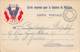 P-T-18-5476 : CARTE FRANCHISE MILITAIRE. CORRESPONDANCE DES ARMEES. DRAPEAUX. POSTES BUREAU FRONTIERE - Cartas & Documentos