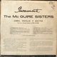 LP Argentino De The McGuire Sisters Año 1956 - Jazz
