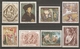 France 1963/71 - Tableaux - Petit Lot De 20 MNH - 2 Séries Complètes 1376/77 (Delacroix) -1586/88A (Seurat/Pasture) - Lots & Kiloware (mixtures) - Max. 999 Stamps