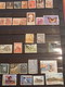 Delcampe - ALBUM ATHENA 50 PAGES. COLLECTION TIMBRES OBLITERES QQ NEUFS ET FRAGMENTS. FRANCE ET MONDE 37 SCANS - Collections (with Albums)