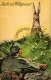 Ostern, 1.WK, Soldat Und Hase, Um 1916 - Easter