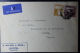 Palestine: Airmail Cover Jerusalem To Cannes Mixed Stamps - Palestina