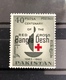 Bangladesh Ovpt On Pakistan Red Cross Error Normal Plus Inverted - Red Cross