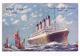 Jolie CP Coul. Paquebot Transatlantique Britannique RMS Olympic (1911–1934), White Star Line, - Paquebots