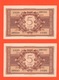 5 + 5 Lire 23/11/1944 Atena Elmata Numeri CONSECUTIVI - Italië– 5 Lire