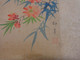 Tableau 16.5cm X 30cm -peinture Sur Soie ? Theme Asiatique Sur Soie -paon-papillon - Art Asiatique