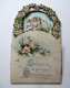 Delcampe - SOUVENIR DE COMMUNION 3 D A SYSTEME  7 PLANS NOMBREUX ANGES FLEURS AVEC PAILLETTES COLOMBES - Devotion Images