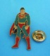 1 PIN'S  //    ** SUPERMAN  / CLARK  JOSEPH  KENT // NÉ SUR KRYPTON / NOMMÉ KAL-EL ** - Comics