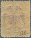 Albanien: Albania, 1913, 10 Para Green Of Turkey With VIOLET (instead Of Black) Handstamp Overprint - Albanie