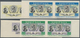 Delcampe - Albanien: 1952. KOMITETIT TE QINDRESES. Set Of 8 Values In Horizontal Pairs As Two-phased Progressiv - Albanië