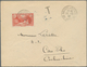 Andorra - Französische Post: 1932, Cover With 45 C Of The "Landscapes" To Indochina With "T" Mark On - Andere & Zonder Classificatie