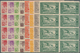 Andorra - Spanische Post: 1932, Not Issued Airmail Set Of 12 In Blocks Of Eight, Mint Never Hinged A - Andere & Zonder Classificatie