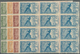 Andorra - Spanische Post: 1932, Not Issued Airmail Set Of 12 In Blocks Of Twelve, Mint Never Hinged - Altri & Non Classificati