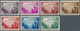 Belgien: 1933, Tuberculose-set Of 7 Values Complete Mint NH, In Addition Austria Set 1923 Buildings - Other & Unclassified