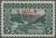 Bosnien Und Herzegowina (Österreich 1879/1918): 1915, Landschaften 5 H. Dunkelgrün Mit Rotem Aufdruc - Bosnia And Herzegovina