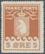 Dänemark - Grönländisches Handelskontor: 1905 5øre Pale Red-brown, 2nd Printing, Perforated Four Sid - Altri & Non Classificati