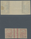 Estland: 1919,1920: 1 M Definitive Issue Mnh As Tete Beche Pair With Gutter And 1 M On 35 P As Gutte - Estland