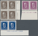 Estland: 1936/1940, Small Lot Of Five Mnh Stamps Each With Date, Order And Circulation Imprint On Ma - Estland