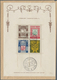 Estland: 1938, Two Souvenir Sheets: Ühisabi (coat Of Arms) On Reverse Of Envelope Oblit. "TALLINN V - Estland