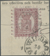 Finnland: 1866, Wappen 5 P Braunlila Auf Blaulila Papier Mit PERFEKTEM Zungen-Durchstich A Auf Luxus - Ongebruikt