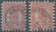 Finnland: 1866, Zweimal Wappen 40 P Rosakarmin Auf Einfachem Blassrosa Papier Mit Zungen-Durchstiche - Nuovi