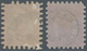 Finnland: 1866, Zweimal Wappen 40 P Rosakarmin Auf Einfachem Blassrosa Papier Mit Zungen-Durchstiche - Ongebruikt