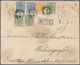 Finnland: 1890, Three Colour Mixed Franking With 5 Stamps Making Up 85 P. On Value Declared Letter F - Nuovi