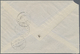 Finnland: 1918, 100 P. Waasa, Block Of Four On Registered Letter From "PORI-BJÖRNEORG". Envelope Wit - Unused Stamps