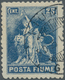 Fiume: 1919, 25 C Blue, Inscription "POSTA FIUME", Perf.10 1/2, Unissued Stamp With Post-hoc Applied - Fiume