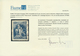 Fiume: 1919, 25 C Blue, Inscription "POSTA FIUME", Perf.10 1/2, Unissued Stamp With Post-hoc Applied - Fiume