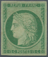 Frankreich: 1849 15c Yellow-green, Very Fresh Colour, Mint With Original Gum, Very Fine, Very Rare, - Altri & Non Classificati