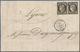 Frankreich: 1849, 20 C Noir, Horizontal Pair, Full Margins All Around, Tied By Diamond Grill Cancels - Altri & Non Classificati