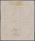 Frankreich: 1849/1850, Ceres, Imperforate Proof Block Of Four In Carmine, Without Inscriptions, Very - Other & Unclassified