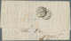 Frankreich: 1870, 20 C Blue Napoleon Lauré, Horizontal Strip Of 4, Tied By Gros Chiffres "3174", Mul - Andere & Zonder Classificatie