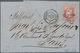 Frankreich: 1868, Napoleon Laure 80c. Rose, Left Value Showing "60" (due To Colour Blur), Single Fra - Andere & Zonder Classificatie