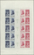 Frankreich: 1943, National Relief Fund (Petain), Imperforate Colour Proof Sheet Of Five Se-tenant St - Andere & Zonder Classificatie