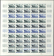 Frankreich: 1962, 3 Different Colour Proof Sheets Of 50 For The Issue Of "Maiden Voyage Of The Passe - Altri & Non Classificati