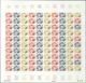 Frankreich - Vorausentwertungen: 1979, 2 Different Colour Proof Sheets Of 100 For The Issue Of "Edib - Altri & Non Classificati