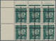 Frankreich - Lokalausgaben: LILLE 1944, 4.50fr. Green With Inverted Overprint, Top Marginal Block Of - Andere & Zonder Classificatie