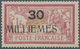 Französische Post In Ägypten - Port Said: 1921, Local Overprint, 30m. On 1fr. Red/olive, Fresh Colou - Other & Unclassified