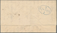 Gibraltar: 1840, Folded Letter With Blue Octogon "P. BRIT" (v.d. Linden No. 2194), Curved "GIBRALTAR - Gibraltar