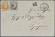 Griechenland: 1861, Paris Printing 10 L. Orange And 40 L. Violet On Blueish On Folded Envelope Clear - Ongebruikt