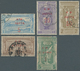 Griechenland: 1900, Overprint Issue 5 L. On 1 Dr. - 2 Dr. On 10 Dr., Used, Fine, 1 Dr. On 5 Dr. Sign - Nuovi